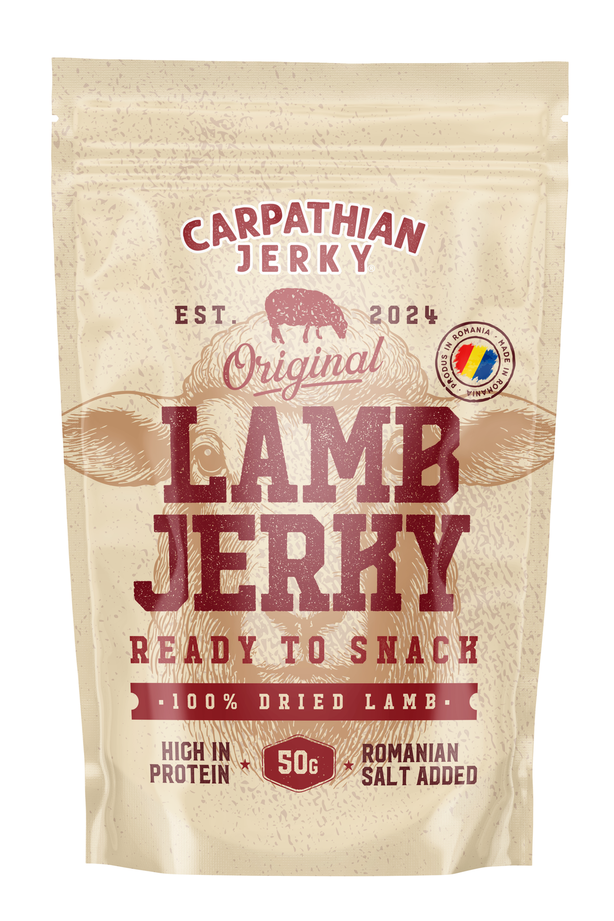 Originální jehněčí jerky