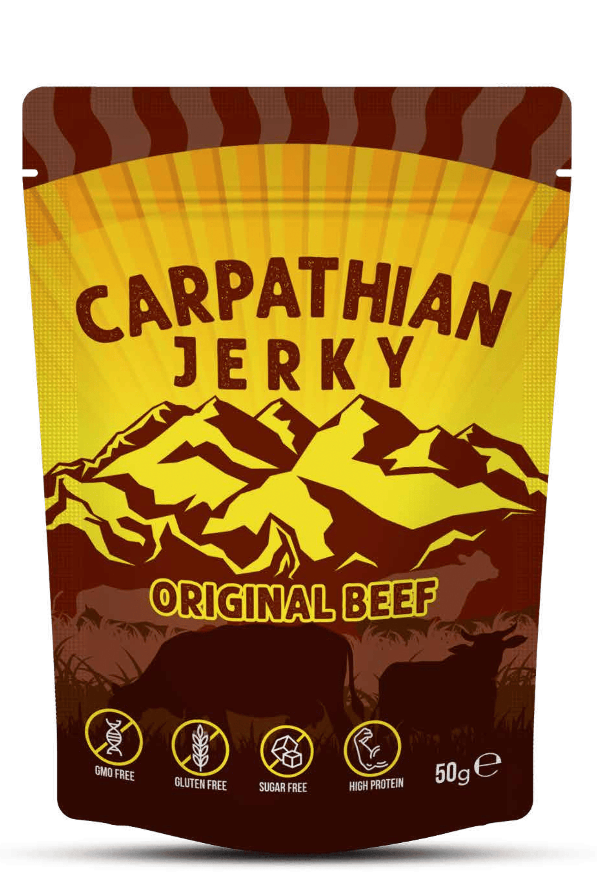 Carpathian Jerky Originální Hovězí - Carpathian Jerky