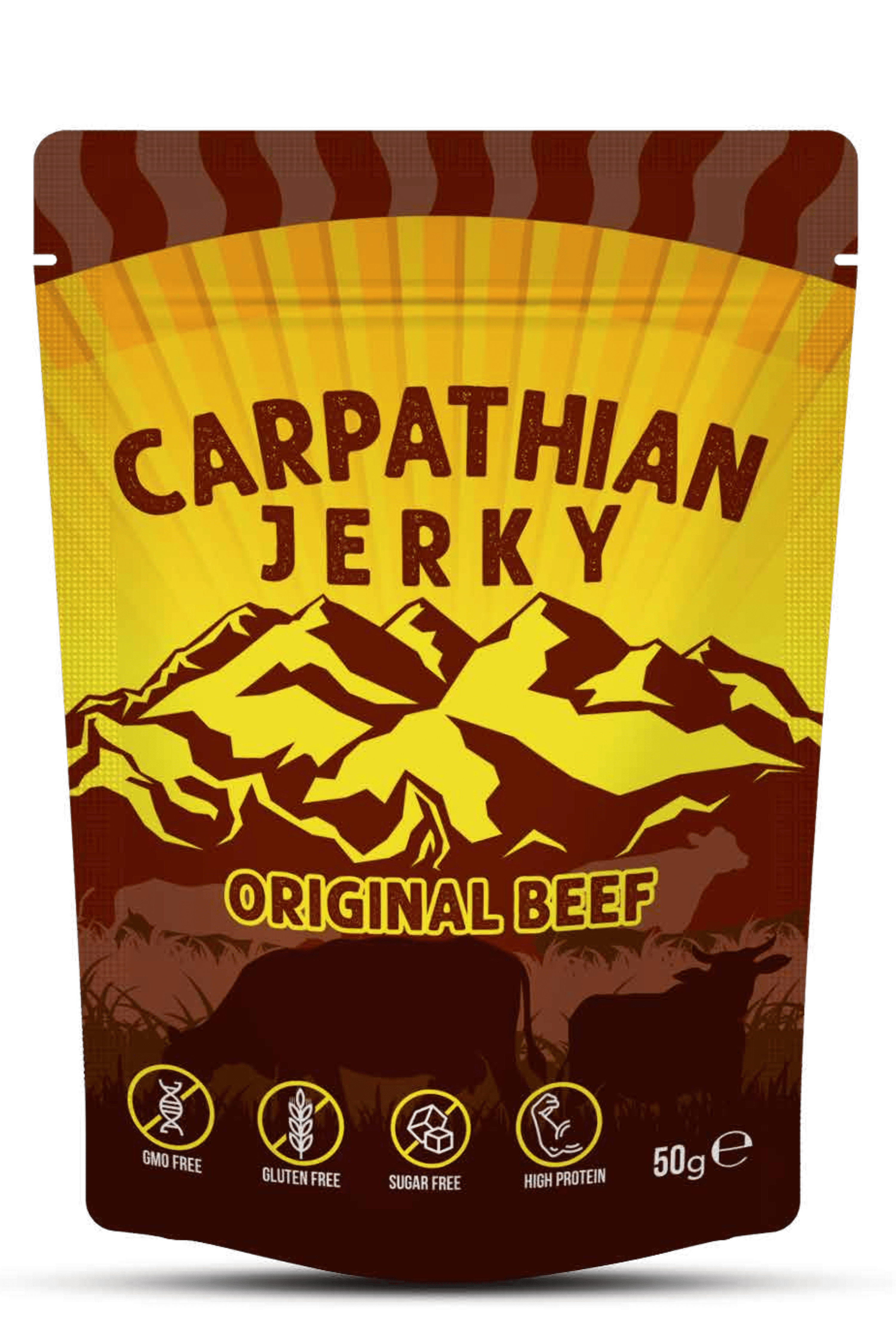 Carpathian Jerky Originální Hovězí - Carpathian Jerky
